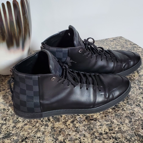 authentic LOUIS VUITTON Mens Calfskin Damier Graph - Picture 4 of 11